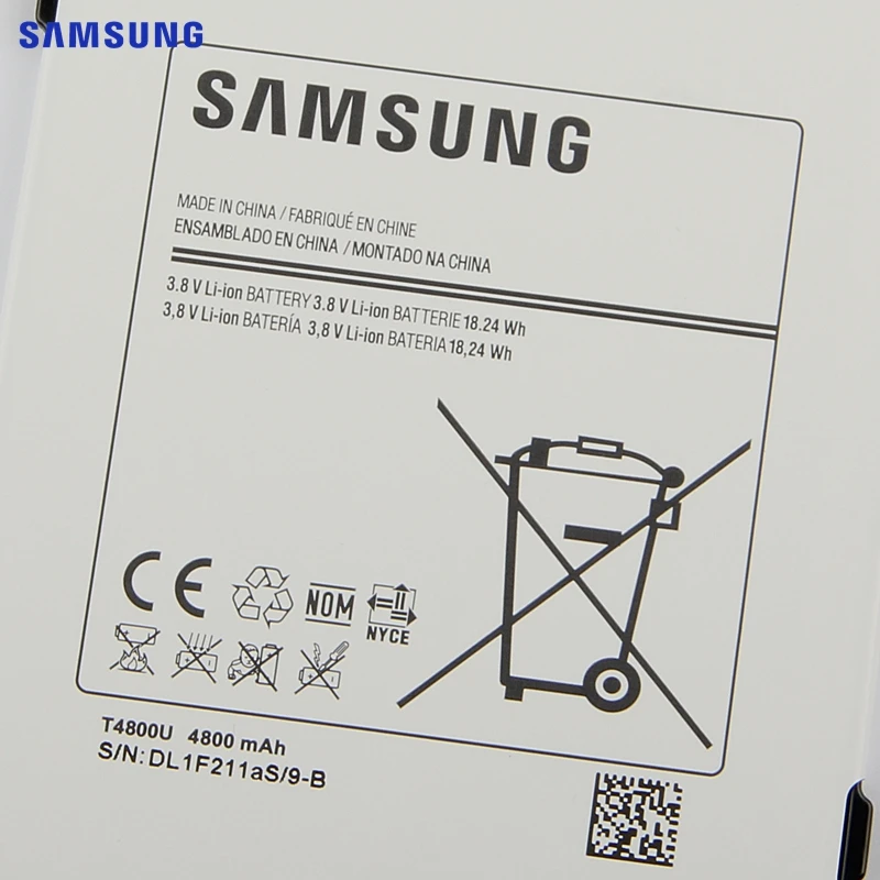 Samsung сменный аккумулятор T4800E для samsung Galaxy Tab Pro 8.4in T320 T321 SM-T325 SM-T321 T4800C T4800K/U 4800 мАч