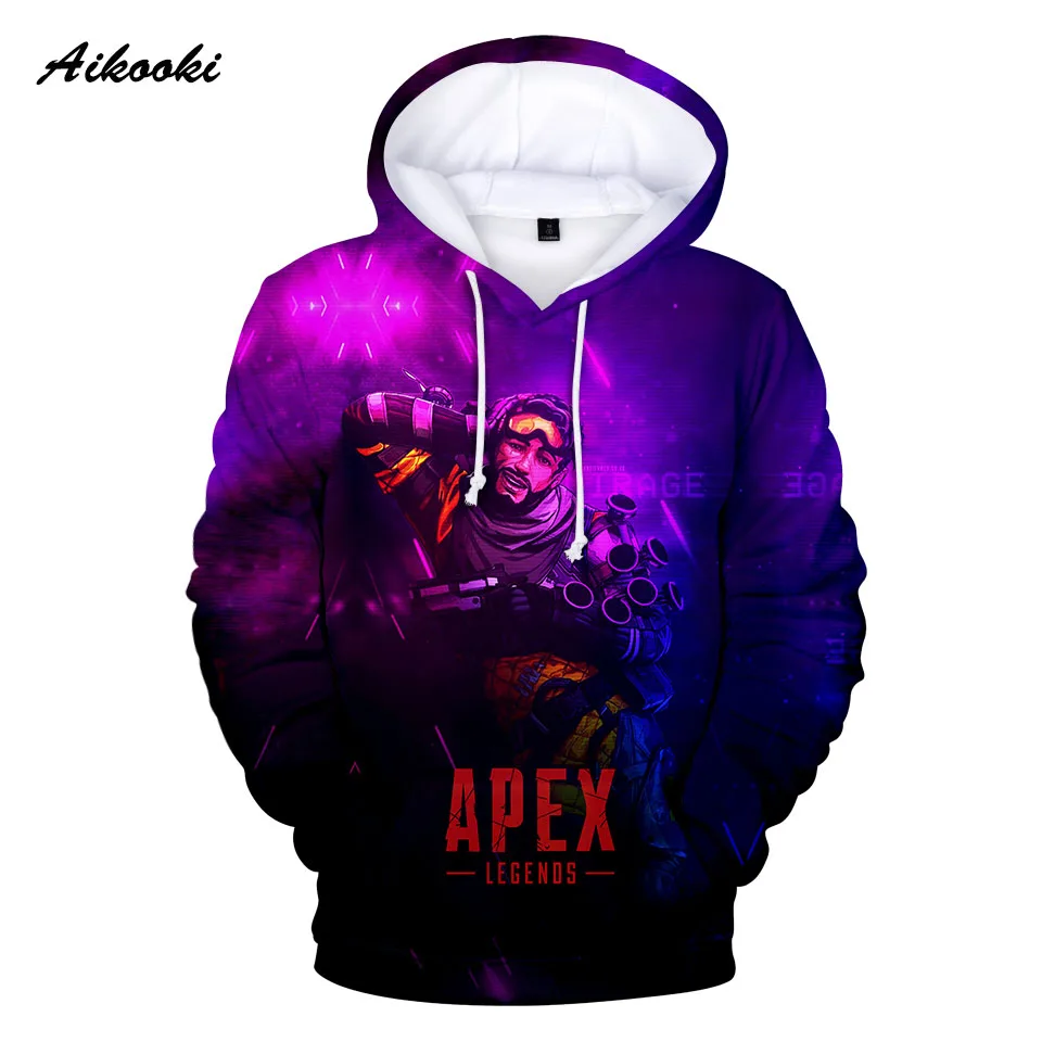 

Худи с 3D-принтом игры Apex Legends, свитшоты для мальчиков и девочек, модные трендовые худи с длинным рукавом для загрязняющих детей, повседневные...