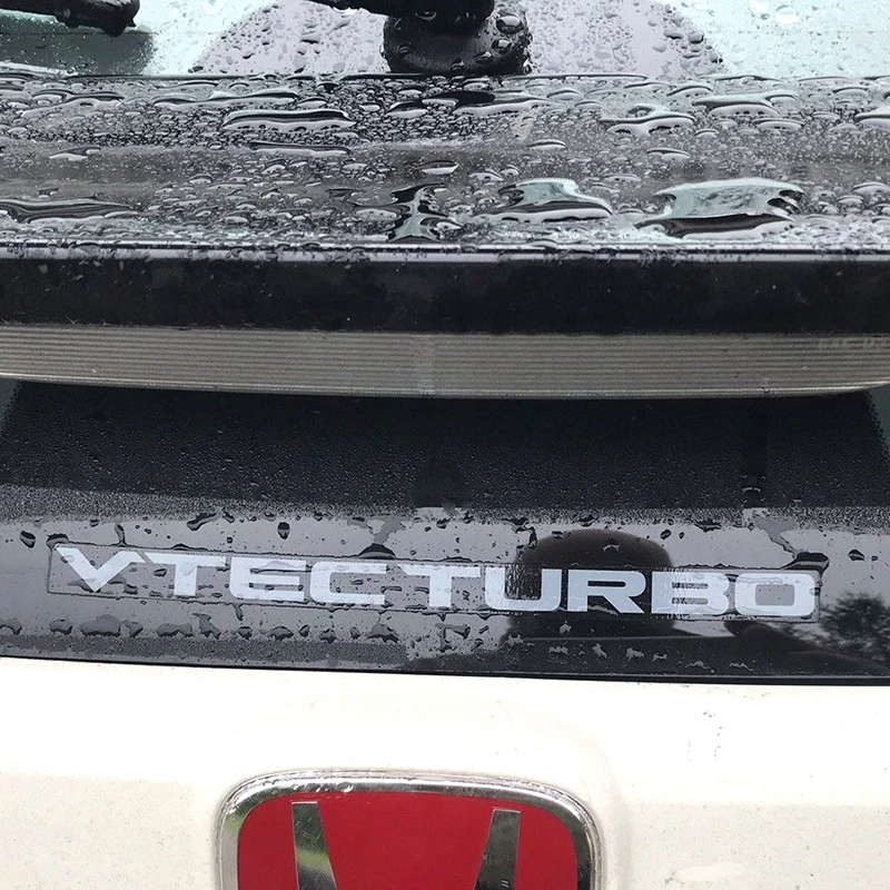 Подлинная HONDA CDM VTEC TURBO- CIVIC FC1 FK7 Тип R FK8 наклейка OEM наклейка на окно