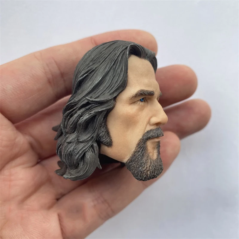 

In Stock For Sale 1/6th Man Male Head Sculpture Mage Priest Sorcerer Can Be Suit For Usual 12 inch Moveable Soldire Figures