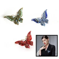 for women party banquet clothese accessories luxury crystal pin rhinestone pins big brooches muylinda butterfly brooch