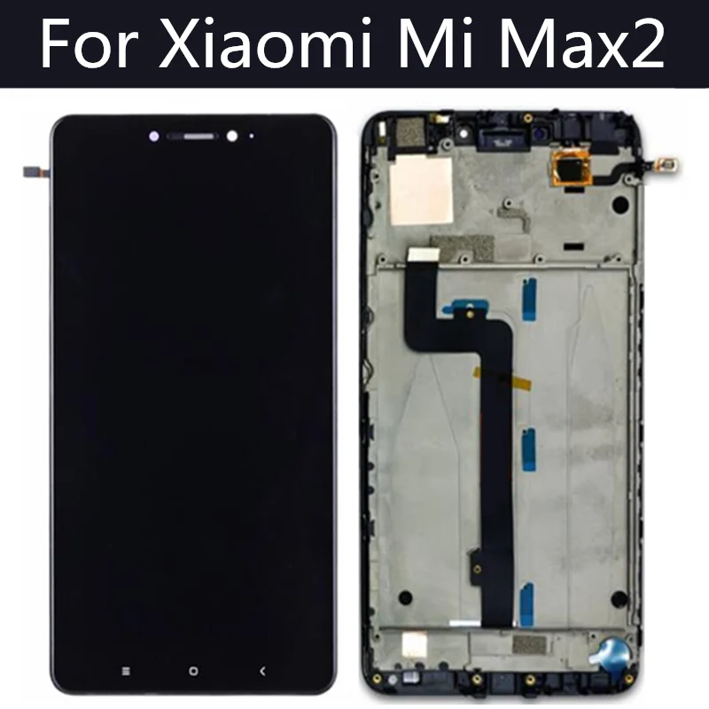 Проверено! ЖК дисплей и сенсорный экран с рамкой для XiaoMi MI MAX 2 MAX2|screen touch|display screentouch