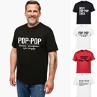 Дедушка для замены старых ребята Для мужчин смешно футболка объявление беременности Для мужчин футболка подарок для лучшего папы дедушка Повседневное с О-образным вырезом папа жизни футболки для девочек