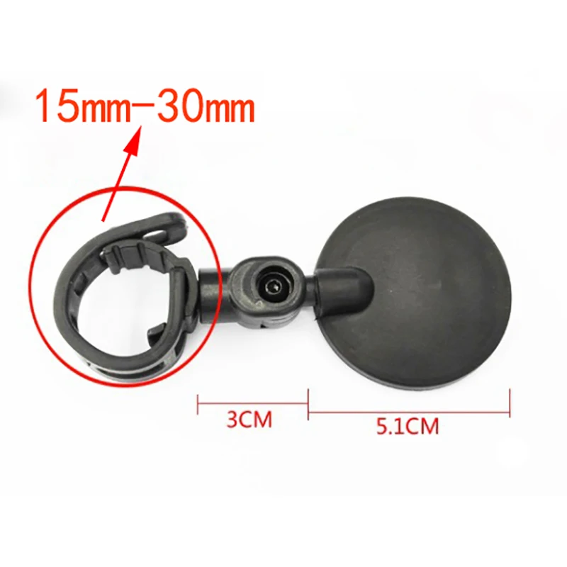 

1 Pair Universal Bicycle Handlebar Rearview Mirror 360 Degrees Adjustable Wide-angle Convex For MTB Road Cycling Accessories