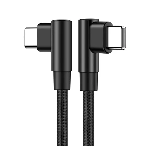 Кабель USB Type-C на USB Type-C, 60 Вт, 90 градусов