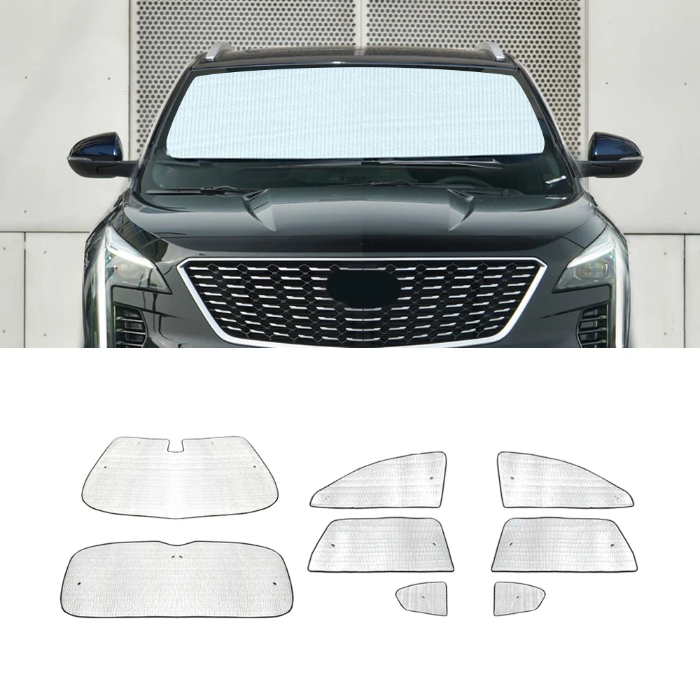 

For Cadillac XT4 2018-2021 Automobile Sunshade Cover Car Windshield Protector Front Side Window Sun Visor UV Protection Curtain