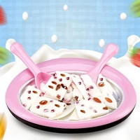 household diy mini fried yogurt machine summer children homemade fruit ice cream ice porridge fried ice tray