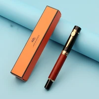 jinhao 650 or 8802 luxury wood fountain pen 0 5mm nib high quality ink pen for writing stationery school office supplies canetas