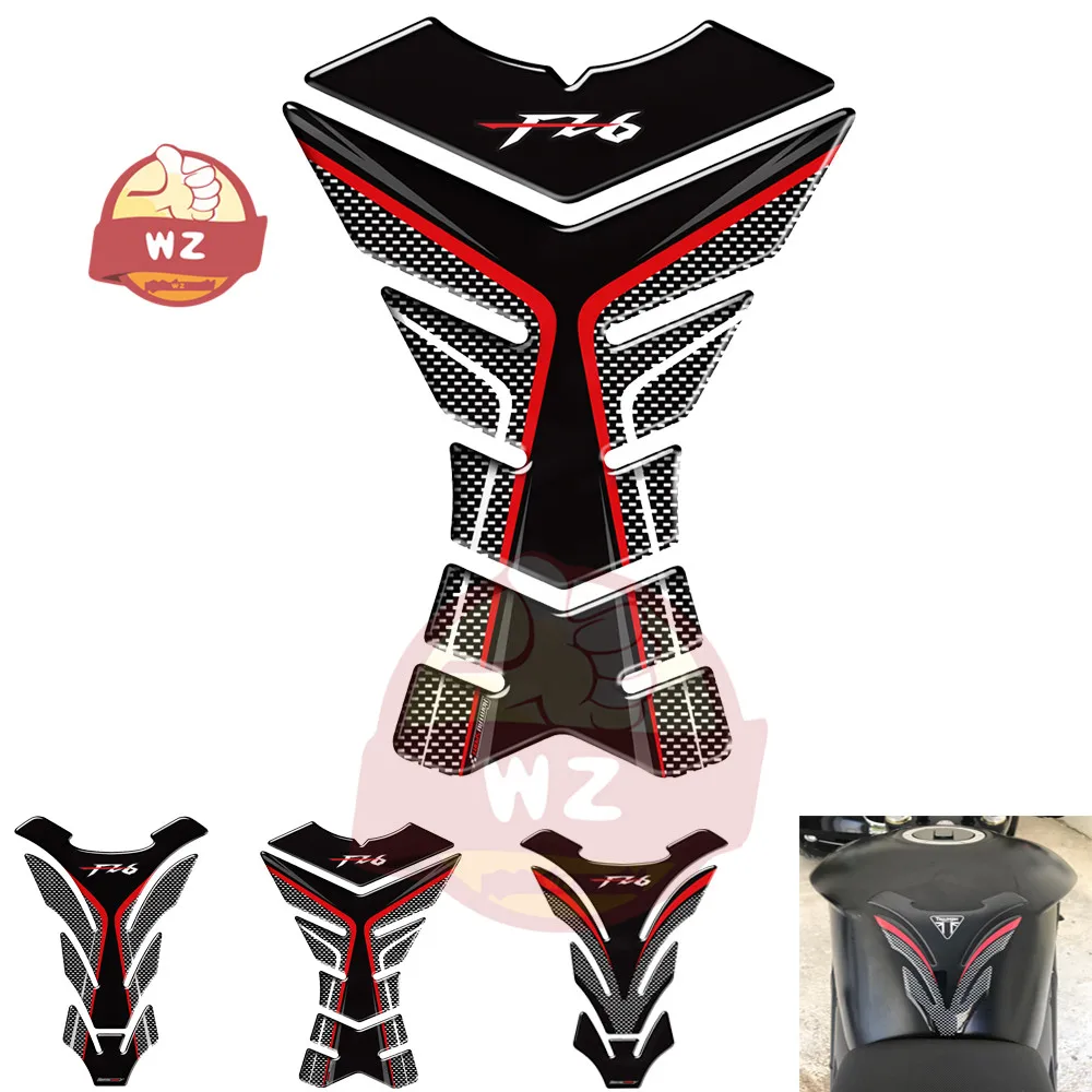Новый 3D чехол для мотоцикла с Карбоновым дизайном защитная наклейка Yamaha FZ6 FZ6N Tank FZ