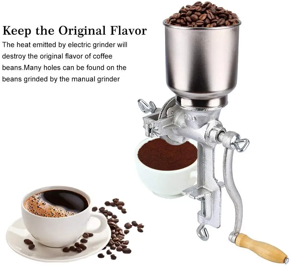 Ручная мельница для кукурузы измельчитель муки зерна пшеницы гайки дробилка