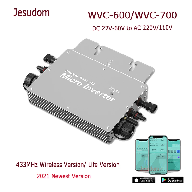 Беспроводная серия R3 микро инвертор 600W700W WVC Солнечная Сетка связывающий