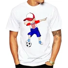 Летняя мужская футболка Dabbing Soccerer Boy Хорватия Hrvatska, футболка, хорватская Мужская футболка Legend Soccers 2019, новинка