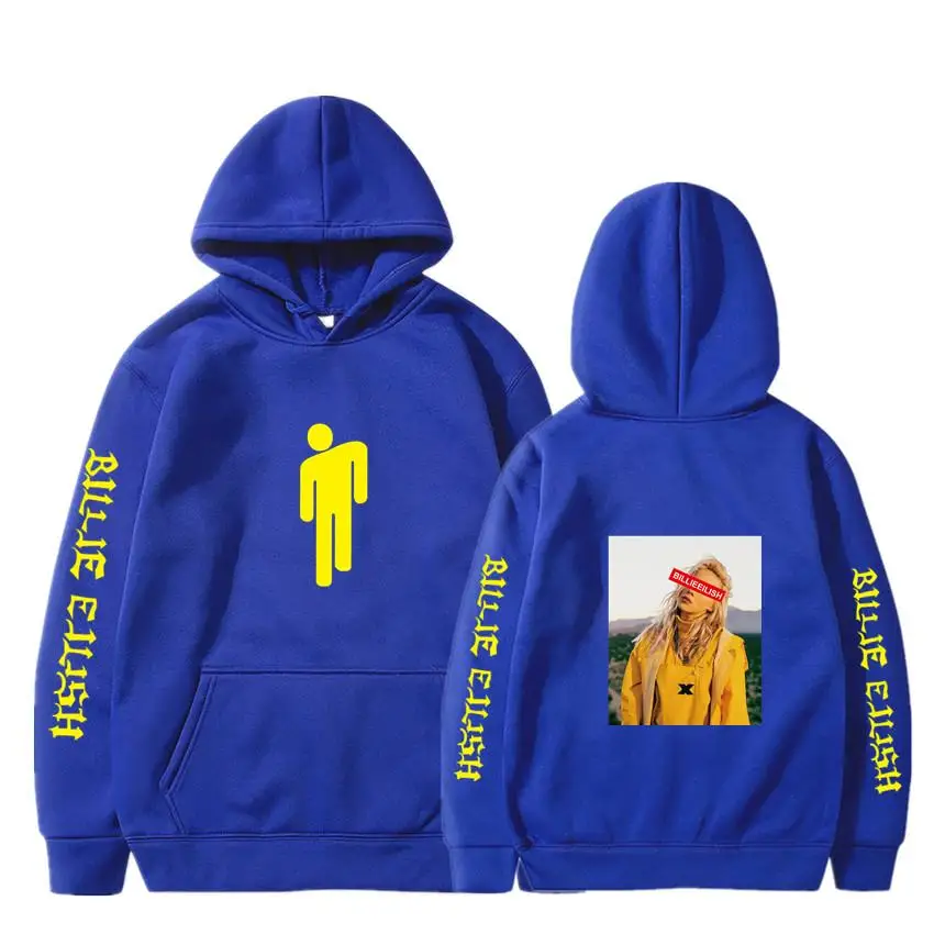 Новое поступление 2019 Billie Eilish толстовка с капюшоном для мальчика рисунком