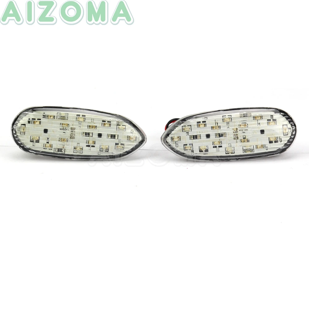 Motorcycle LED Flush Mount Turn Signals Blinker Indicator Flasher Lights For Suzuki GSXR GSX-R 600 750 1000 2005-2016 2006 2008 |