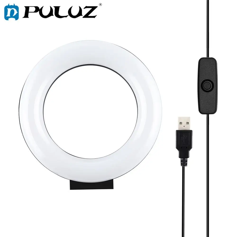 

12cm marquesina fotografa iluminacin telfono Ringlight trpode soporte foto Led Selfie Bluetooth remoto lmpara de luz de anillo T