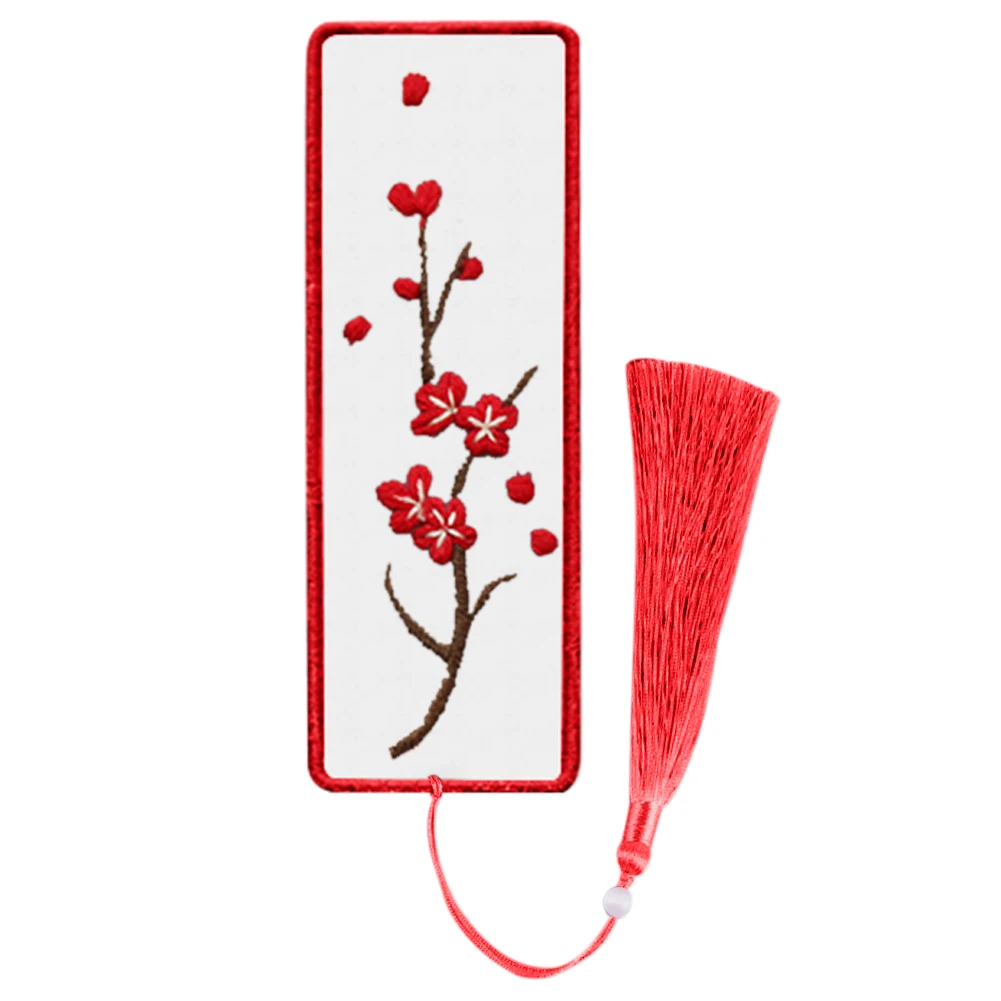 

Fashion DIY Embroidery Kit Bookmark Cross Stitch Hand-eye Skills Training Teachers Gift Student Supplies School Stationery