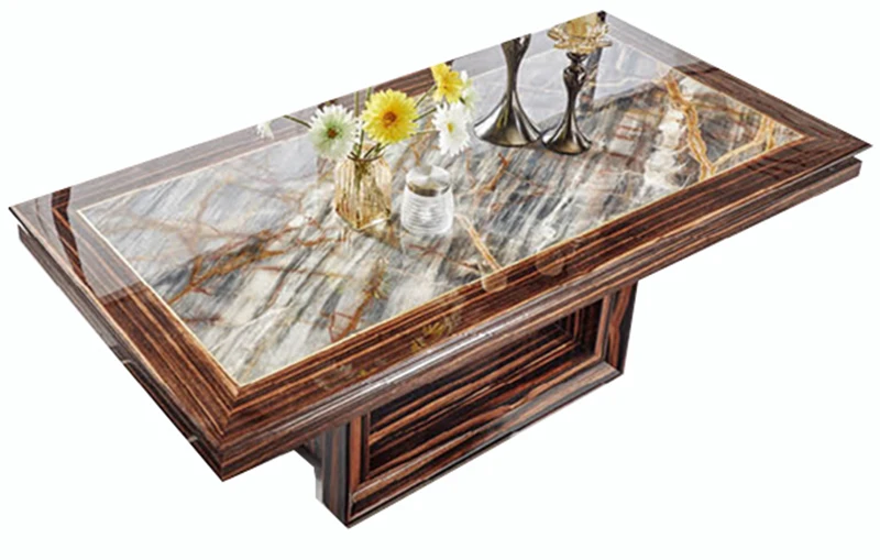 Dining Table Топ мебель современный 4 6 8 мест Мраморный Топ твердый деревянный обеденный столик Лидер продаж в малайзии - Цвет: Dining Table