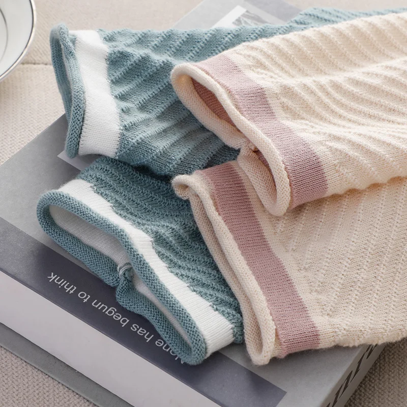 

100% Cotton Half Turtleneck Sweater Women Loose Spring New Style Korean Women's Blouse Knitted Pullover Bottoming Shirt