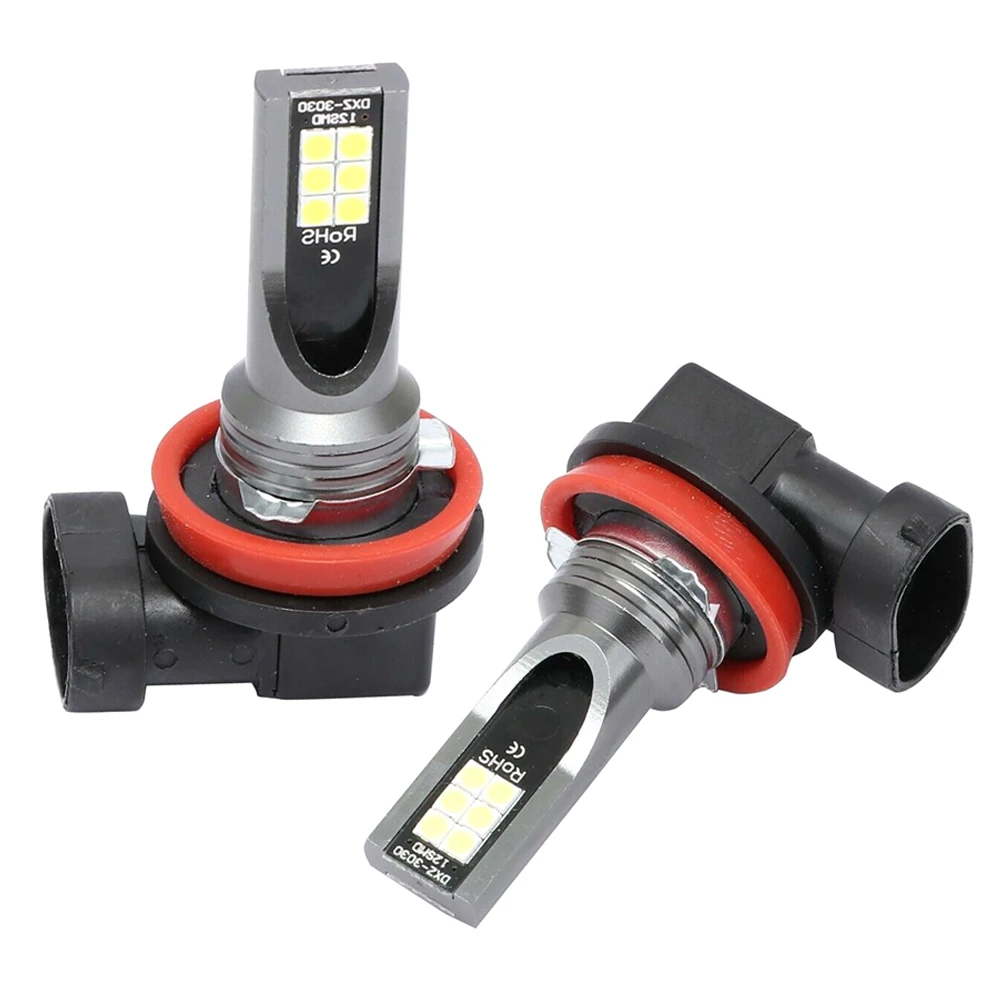 

H11 H8 H9 LED Fog Light Conversion Kit Premium 3000K Yellow 350W DRL Lamps