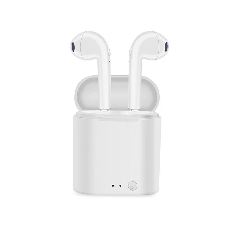 Беспроводные Bluetooth наушники i7s TWS, мини стерео наушники-вкладыши, гарнитура с зарядным устройством, микрофон для Iphone, Xiaomi, всех смартфонов, Android