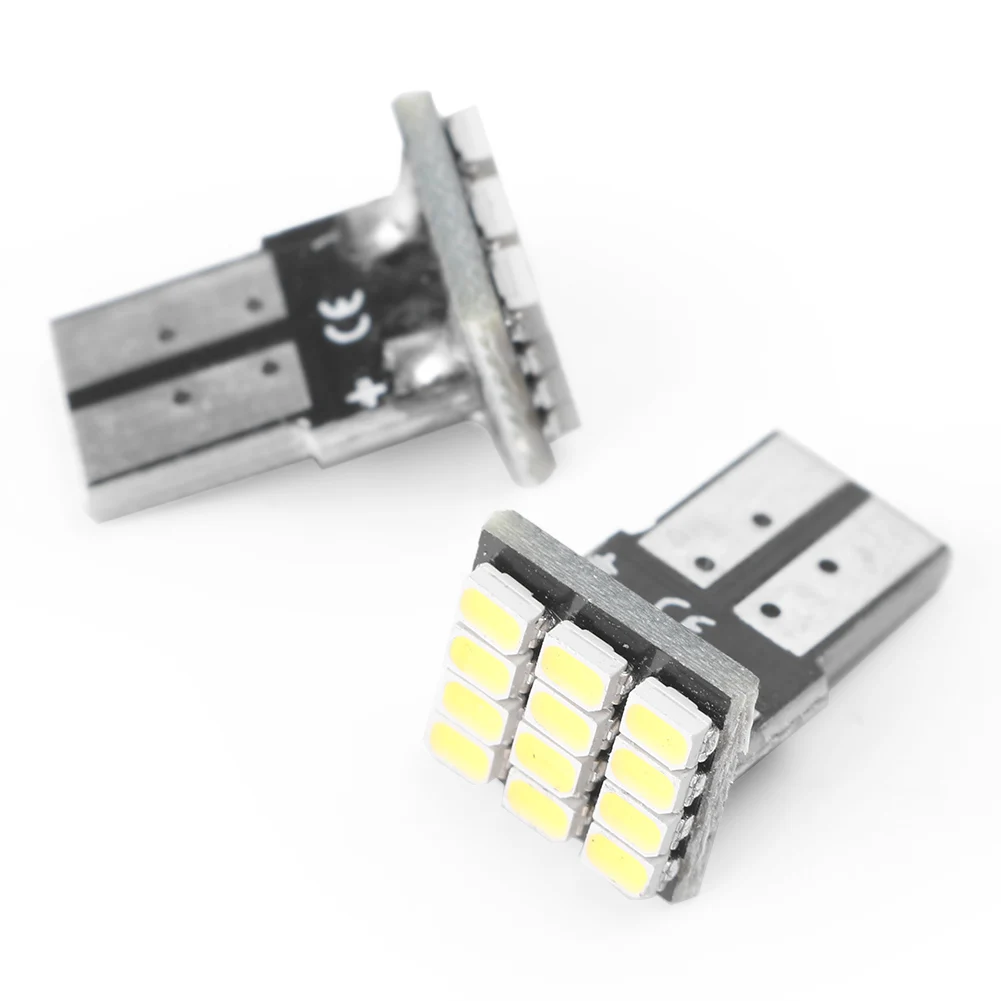 4 шт. 12 В постоянного тока красный T10 1206 6 SMD Светодиодная лампа универсальная для