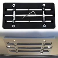 universal car front license plate bracket auto license pp plastic frame mounting kit for bmw x1 x2 x3 x4 x5 x6 parts
