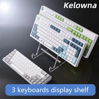 1 piece kelowna mechanical keyboard holder stand support three keyboards display shelf
