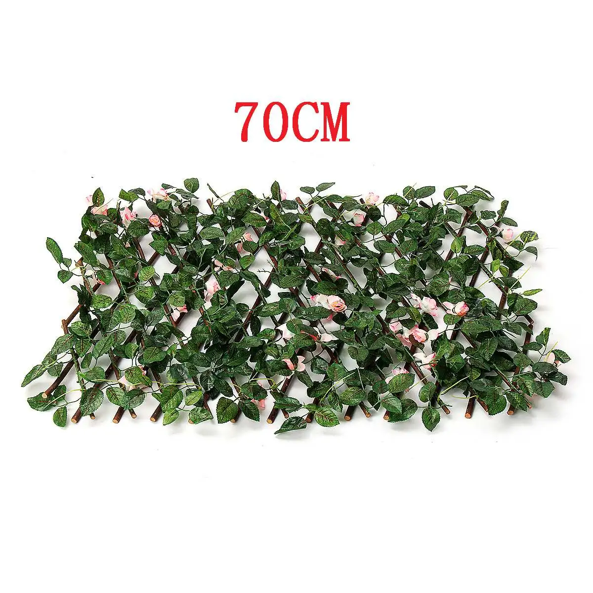 pink 70cm length Расширение сада для ограждений искусственный зеленый лист ветвь цветка Bucolic Мула сетки деревянные дома ресторанов стены украшения - Цвет: pink 70cm length