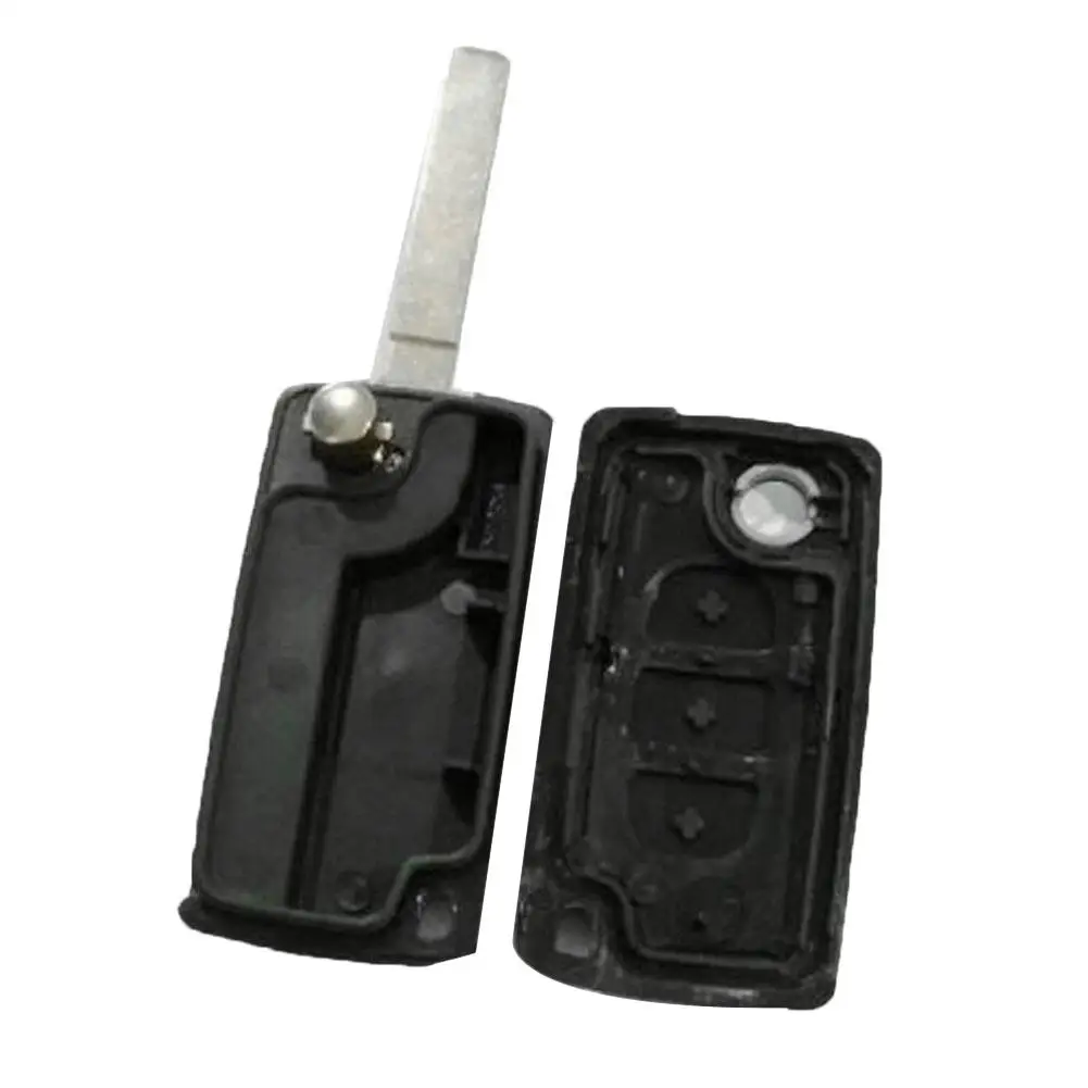 

3 Buttons Folding Flip Car Remote Key Fob Case Cover for Citroen C2 C3 C4 C5 C6