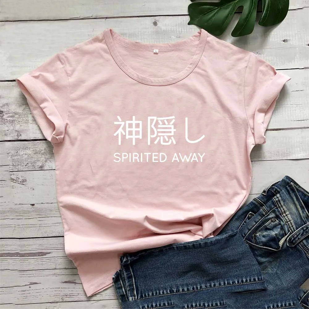 

Japanese Character T Shirt Women Summer 2020 Cotton Tshirt Women Top Black Camisetas Mujer Casual Tee Shirt Femme T-shirts