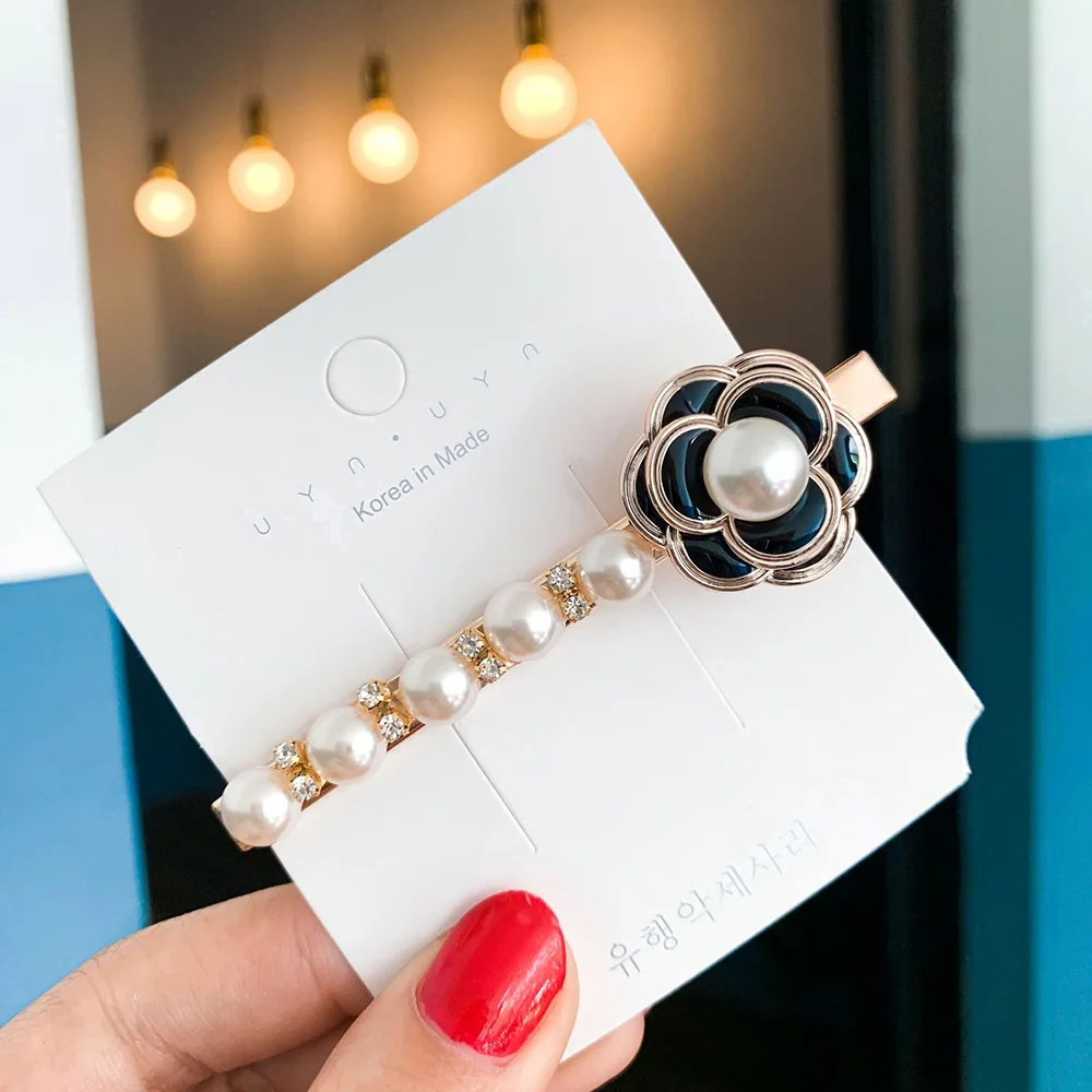 1 шт. Модные свадебные туфли с жемчугом заколка для волос девочек цветами роз и