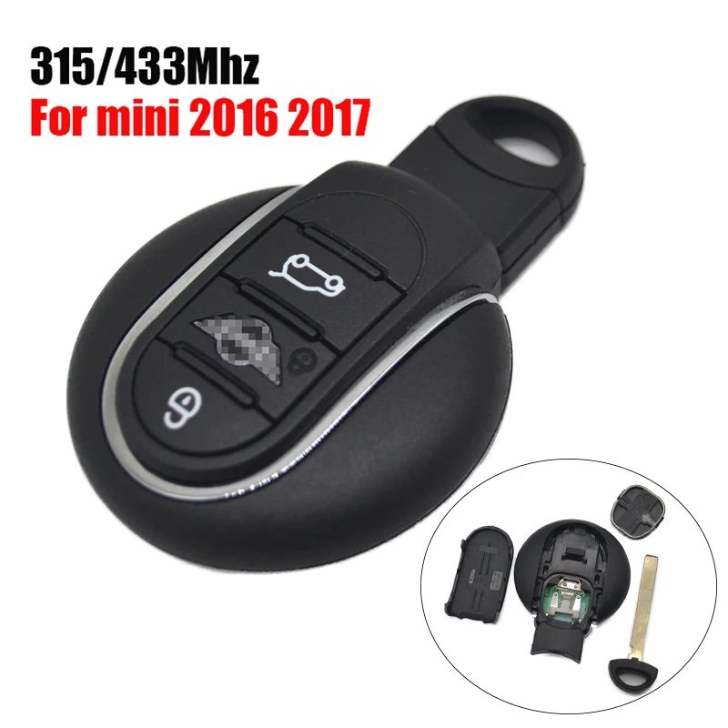 Умный дистанционный ключ B0100 с 3 кнопками 315/433 МГц для BMW mini cooper 2016 2017 инертным