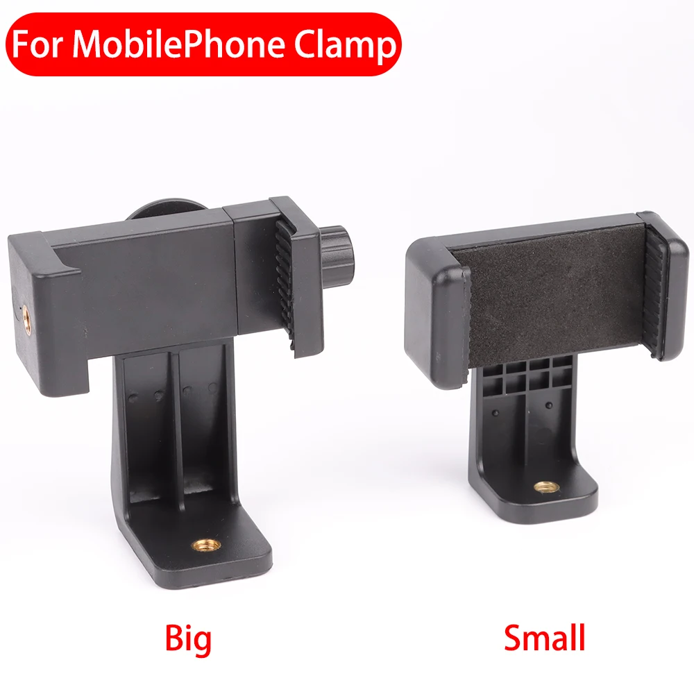 

Phone clamp mobile support 360 spin phone clip tripod mobile adapter smartphone mount shooting for phone on a tripod