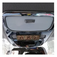 abs chrome for renault captur 2014 2015 2016 2017 car styling accessories car front reading lampshade panel cover trim