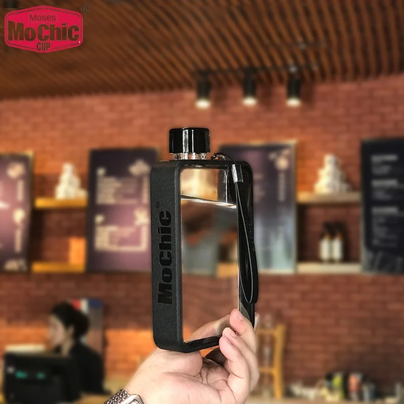 Плоская чашка для воды персонализированная портативная бумажная бутылка