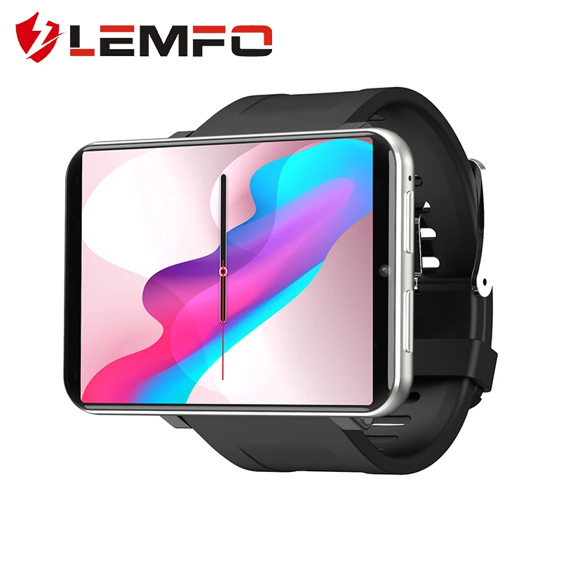 silver LEMFO LEM T 2,8" Смарт-часы для мужчин и женщин 4G Smartwatch Android 7,1 с камерой 5 Мп 2700 мАч Смарт-часы gps фитнес-браслет - Цвет: silver