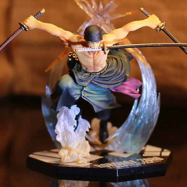 1 Аниме One Ronoa Zoro Ghost 3D2Y с тремя ножами Экшн фигурка из ПВХ 17 см|Игровые фигурки и