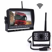 no interference digital signal 24v dc ahd 7 wireless backup camera system for truck
