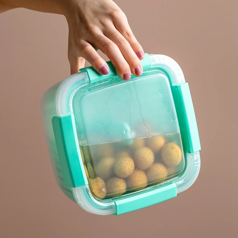 Berry Keeper Box Containers Boxes Keep Fresh Produce Saver with Leak-Proof Lids | Дом и сад
