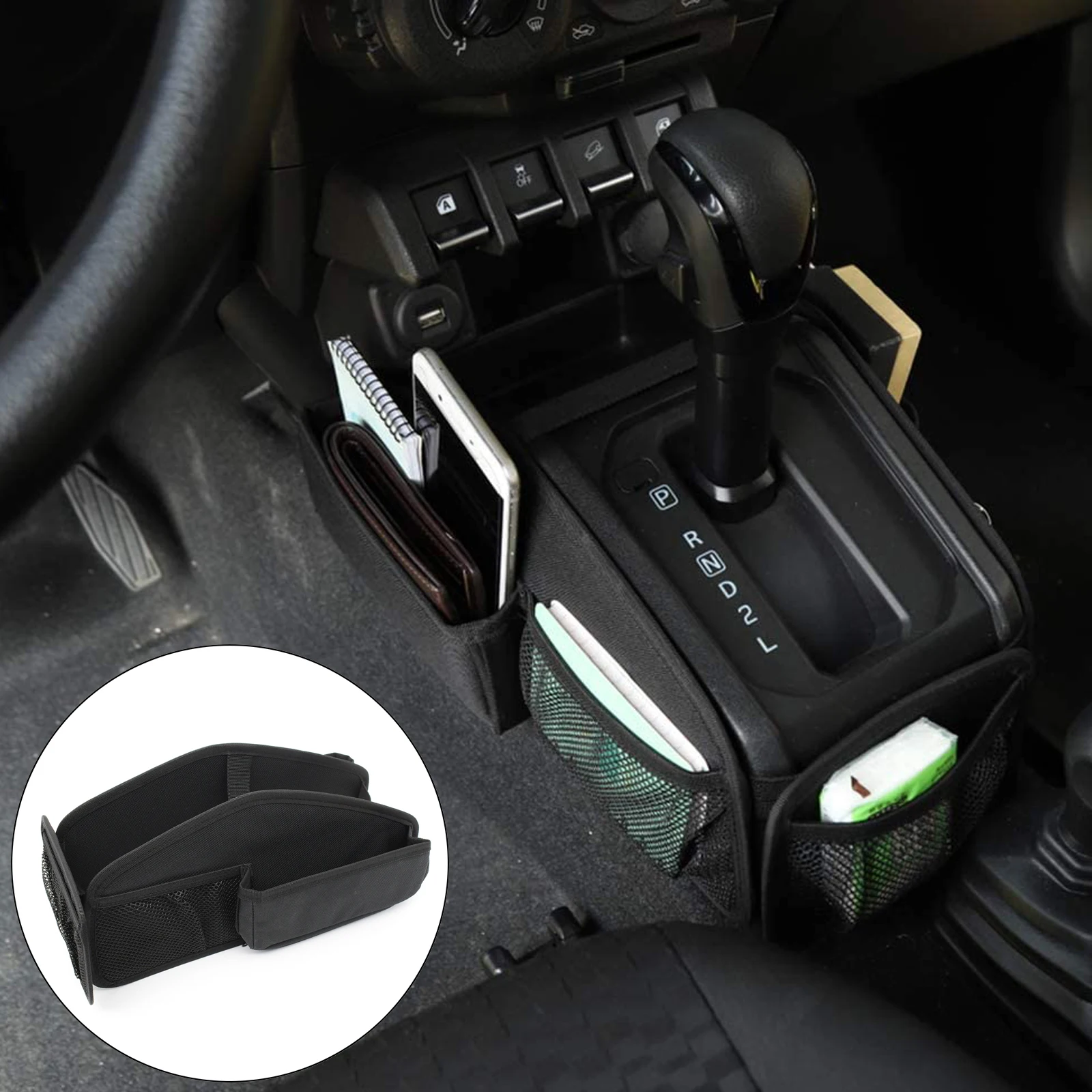 Автомобильная сумка для хранения с переключением передач органайзер лоток Suzuki