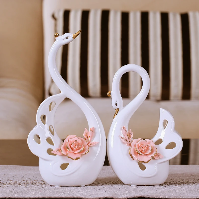 Европейские ремесла керамические украшения для гостиной домашний винный шкаф