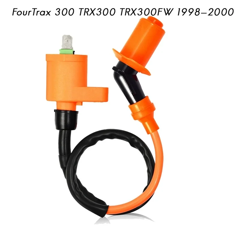 

For Honda fourtrax 300 trx300 trx300fw ignition coil CDI spark plug kit 1998-2000
