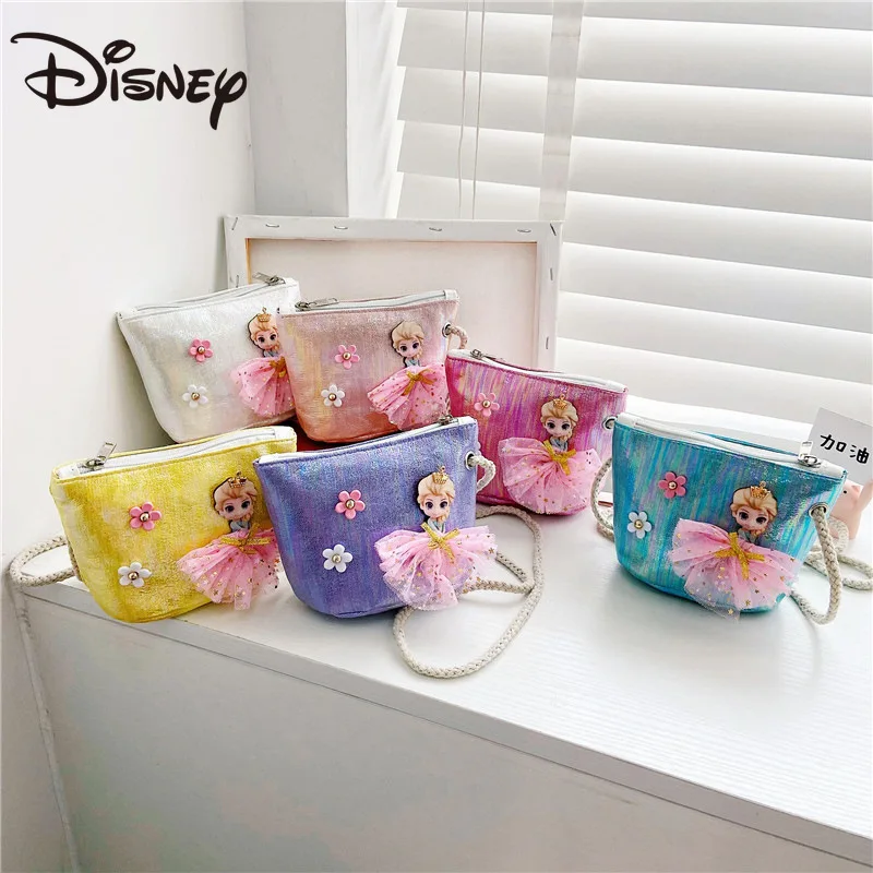 

Disney's New Children's Bag Female Aisha Princess Fashion Small Fragrance Messenger Bag Cute Western Style Bow Girl Small Bag