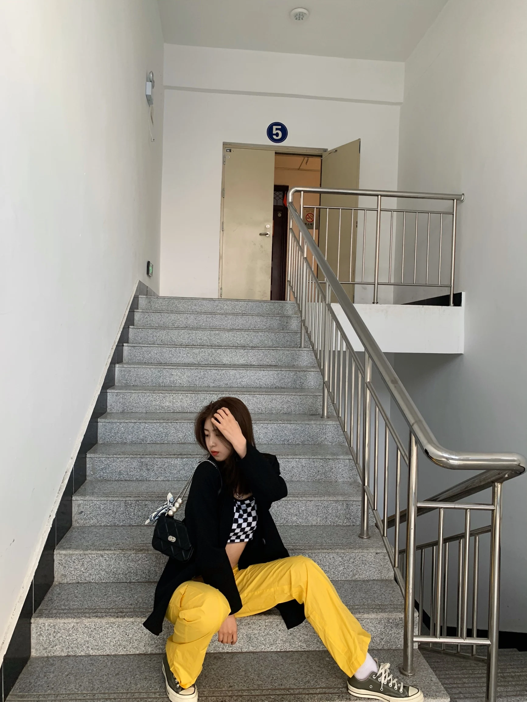 

CyberPunk Cool Harajuku Colorful Cotton Pocket Casual Trousers Women Work Functional Pants Students