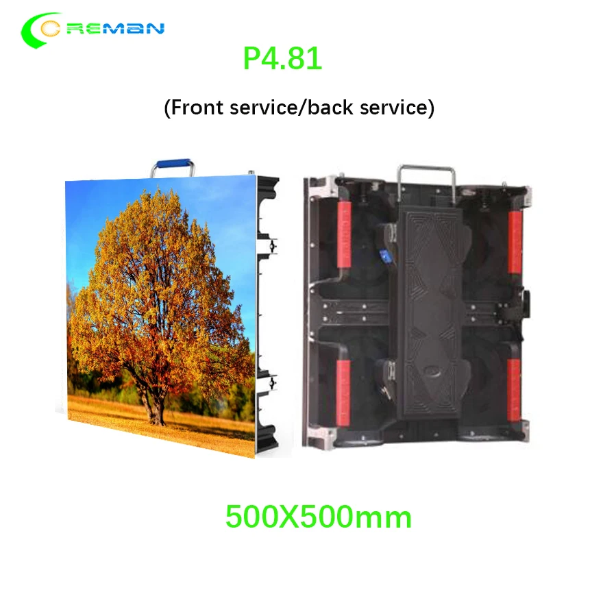 Светодиодный экран модуль светодиодный дисплей Панель p4.81 Крытый 250x250 мм полный