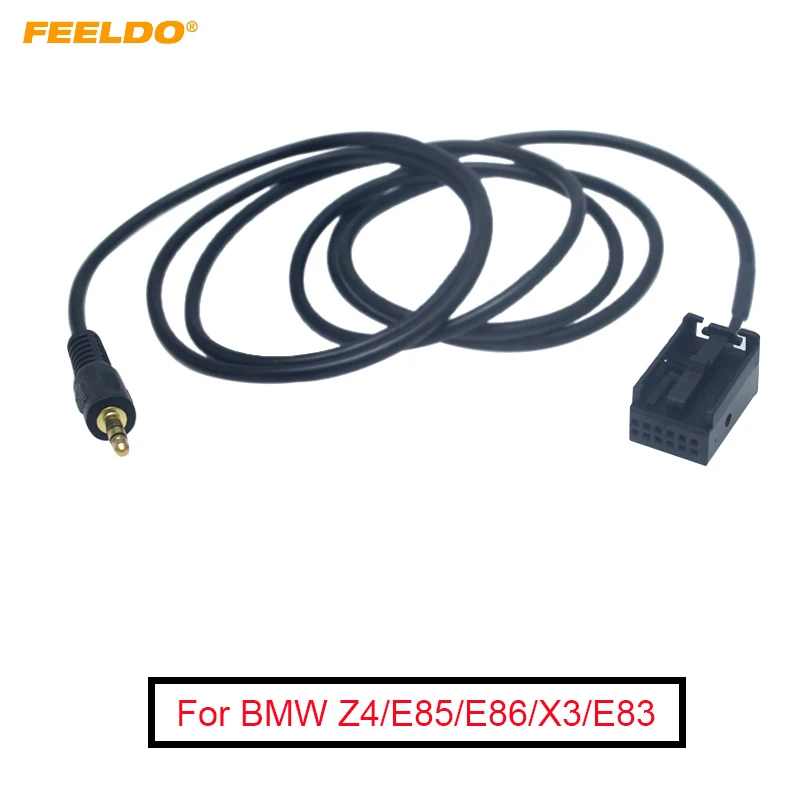 FEELDO автомобильный стерео 3 5 мм штекер AUX-IN Кабель-адаптер для BMW Z4/E85/E86/X3/E83 MINI COOPER AUX