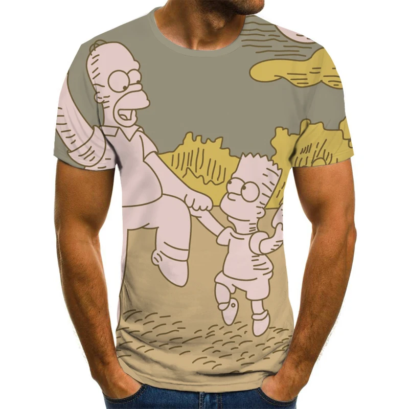 

2021 summer clothes interesting 3D printing design T-shirt hip-hop casual Harajuku T-shirt shirt O-neck short-sleeved T-shirt to