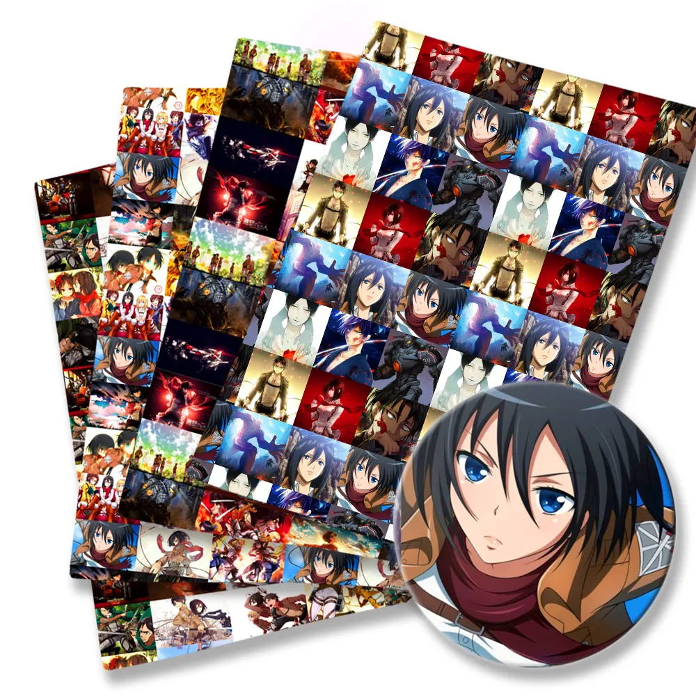 Ткань аниме сделай сам атакующий гигантский шитье ручной работы лоскутное