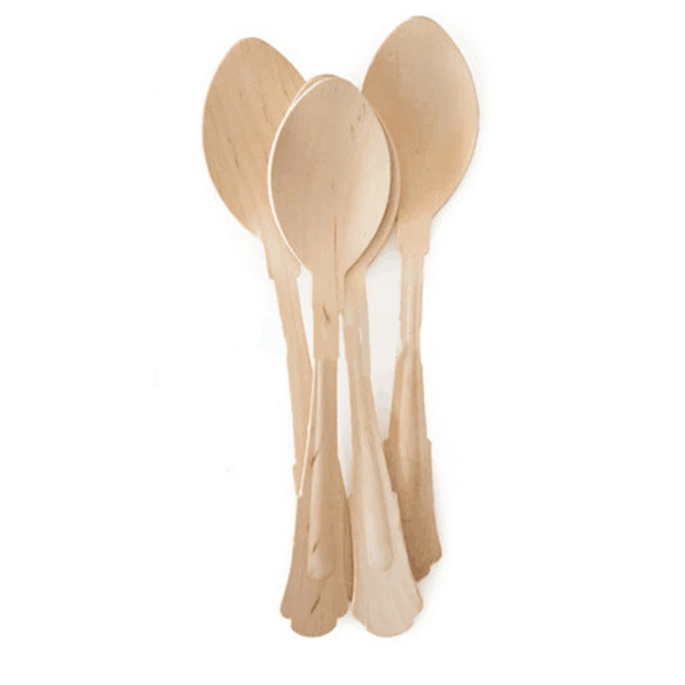 20 шт см одноразовая деревянная Ложка посуда ложка для торта мороженого
