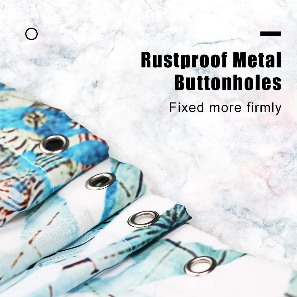 Хэллоуин луна ночь тема ткань Душ фотообои зеленый оранжевый и синий | Дом сад